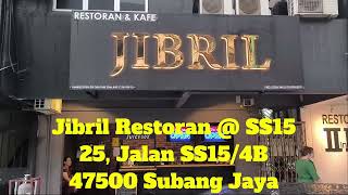 Jibril Restaurant SS15 Butter Dishes Crowd Favourite Halal [upl. by Novaj]