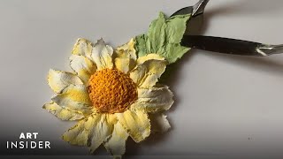 Sculpting 3D Flowers With Paint  Insider Art [upl. by Aetnahs]