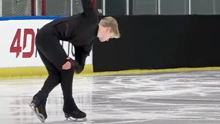 Isaac Fulton  Junior Men Short Program  2025 Midwestern Sectional Singles Final [upl. by Gilly]