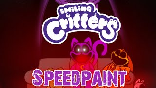 The Smiling Critters  Poppy Playtime Chapter 3 Speedpaint [upl. by Ekihc]