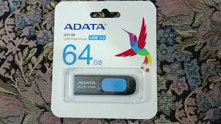 Adata UV128 64 GB USB 32 Pendrive [upl. by Dnamron]