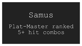 Samus PlatinumMaster ranked anonymized dataset 5 hits minimum [upl. by Geller]