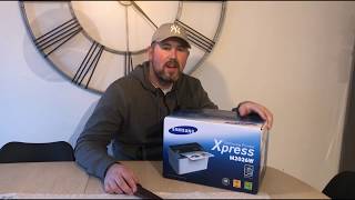 Samsung Xpress M2026W unboxing and installing [upl. by Macgregor]