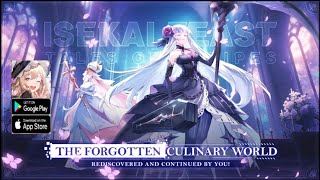 Isekai Feast Tales of Recipes Gameplay  Idle RPG Game Android iOS [upl. by Xever]