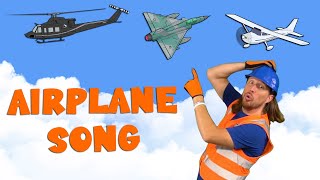 Airplane Song for Kids  Helicopters and Jet Planes  Kid Music [upl. by Valerian]