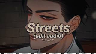 Doja Cat  Streets Edit Audio [upl. by Niemad95]