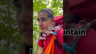 Appalachian Trail Bluff Mountain VA appalachiantrail hiking adventure outdoors backpacking [upl. by Kippar]