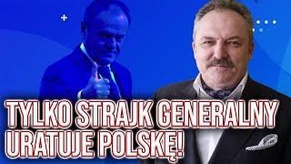 M Jakubiak Tylko strajk generalny uratuje Polskę  PolitykaNEWS [upl. by Mochun562]