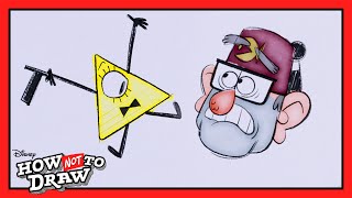 Gravity Falls Grunkle Stan Cartoon Comes to Life 🖊️  How NOT to Draw  disneychannel [upl. by Elehcor666]