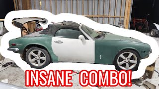 Turbo Solstice 24 LE5 Triumph Spitfire Body Swap [upl. by Urban]