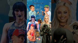 John cena Rhea Ripley amp Hasbulla vs Undertaker Liv Morgan amp Abdu Roziq 💥 wwe [upl. by Nyliak741]