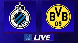 🔴 FC Brügge  Borussia Dortmund  UEFA Champions League Matchday 1  Liveradio [upl. by Oremar902]