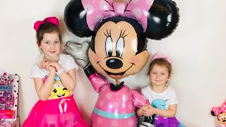 Minnie Mouse Toys Boutique  Buy and Sell Game  Sisters Pretend Play [upl. by Brottman258]