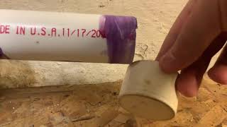 How to cap off a pvc pipe2021 [upl. by Isaiah]