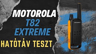 Motorola T82 Extreme walkie talkie audió teszt  Anico Adóvevő Shop [upl. by Ennayram229]