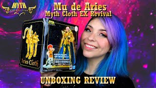 REVIEW UNBOXING Mu de Aries Myth CLoth EX REVIVAL   MythClothllection [upl. by Georgeta116]