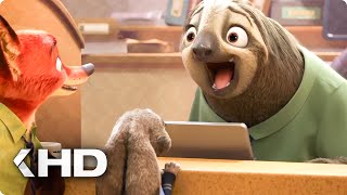 ZOOTOPIA SLOTH SCENES ALL [upl. by Mide236]