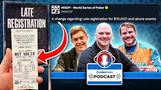 WSOP Late Reg Drama amp Marked Cards Frankie C Joins  PokerNews Podcast 836 [upl. by Essilem]