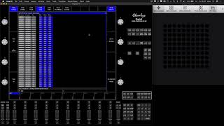 Resolume into MagicQ pixelmapping merging P1 Simple RGB LEDs [upl. by Nayra167]