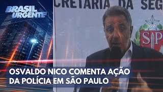 Nico Gonçalves fala de prisão de suspeitos de matar soldado Sabrina  Brasil Urgente [upl. by Gaves]