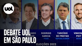 Debate ao vivo com candidatos ao governo de São Paulo  Eleições 2022 [upl. by Stevens]