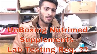 SV01  UnBoxing Nutrimed Supplements  Lab Testing Request [upl. by Saundra]