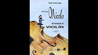 104 Nicolo Método Violín Para Niños 17 Versión A Alumno Pizz [upl. by Ajtak584]