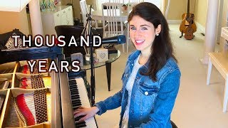 Thousand Years  Acoustic Cover by Carly Beth [upl. by Ahterod]