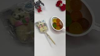 Colourfull jellies With Lollipop 🍭 Candy shotrs youtubeshort shortsvideoviral [upl. by Oakie]