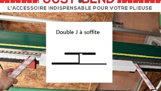 Comment plier un double J à soffite [upl. by Dnilazor]