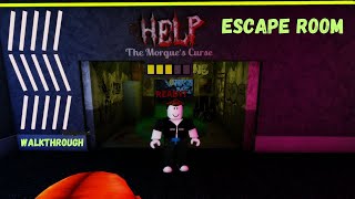 Roblox Escape Room The Morgues Curse Walkthrough  Danieldenipol [upl. by Jordans]