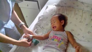 Time to remove your dextrose baby [upl. by Wearing]