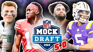 The OFFICIAL 2024 NFL First Round Mock Draft 50 Week 15 Edition  TPS [upl. by Sumahs]