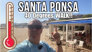 40 degrees at SANTA PONSA August 2024 [upl. by Trebo229]