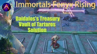 Daidaloss Treasury  Vault of Tartaros Solution Immortals Fenyx Rising [upl. by Aneeres]