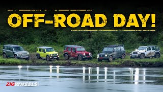 Mahindra Thar Roxx RWD Defender GClass Jimny amp Wrangler Rubicon Go OffRoading [upl. by Derk991]