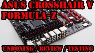 Asus Crosshair V FormulaZ Motherboard  Unboxing  Review  Testing [upl. by Kcirtapnhoj]