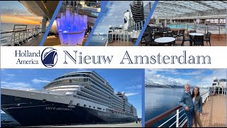 Nieuw Amsterdam Cruise Ship Tour updated for 2024  Full deckbydeck detailed [upl. by Enaira]