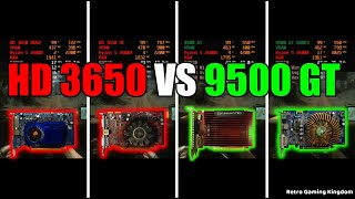 Radeon HD 3650 vs GeForce 9500 GT Test In 13 Games Capture Card [upl. by Salvadore445]