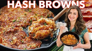 How To Make The Best Crispy Hash Browns Recipe [upl. by Anerev391]