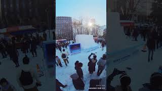 2024 SAPPORO SNOW FESTIVAL shorts [upl. by Nyrmak]