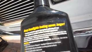 Headlight lens protectant after restoring headlights review [upl. by Eerased164]