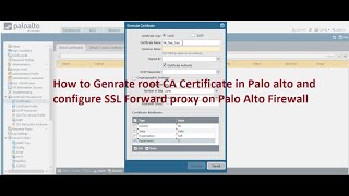 How to configure SSL forward proxy on Palo alto Firewall Lab in Hindi How to decrypt packet on PA [upl. by Reifinnej]