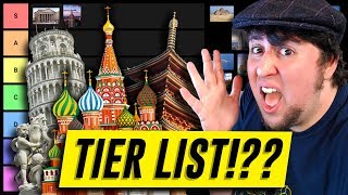 Architecture Tier List  JonTron [upl. by Petronella]