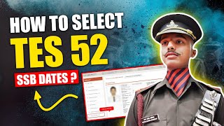 How To Select TES 52 SSB Dates  TES 52 SSB Date Selections Link is Open  SSB Coaching in Allahabad [upl. by Kopans528]