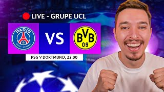 REACTIONAM LIVE LA PSG 20 BORUSSIA DORTMUND INCEP GRUPELE CHAMPIONS LEAGUE 2023 IN FORTA [upl. by Dina]