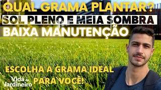 Tipos de grama  Veja qual tipo se encaixa para o que você precisa Vida de Jardineiro [upl. by Coltun]