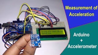 Acceleration Measurement with Accelerometer and Arduino [upl. by Aicenet]