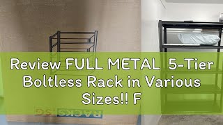 Review FULL METAL 5Tier Boltless Rack in Various Sizes FREE Delivery [upl. by August948]