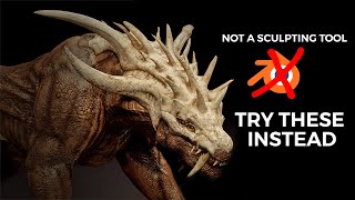 Best free sculpting for beginners software 2024 mudbox vs zbrush vs blender vs 3Dcoat ZBrush core [upl. by Akimrej]